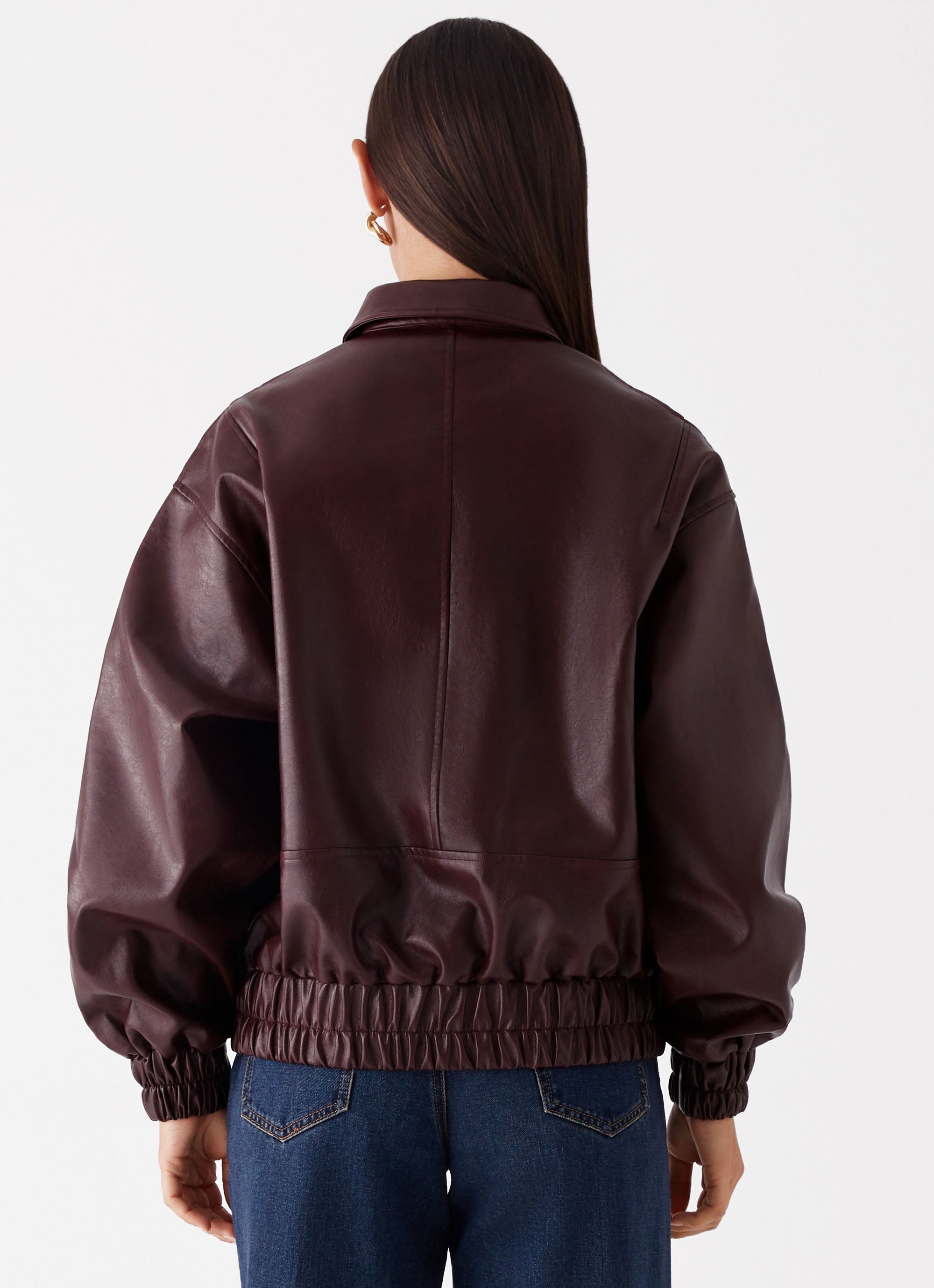 Holland Bomber Jacket-wine