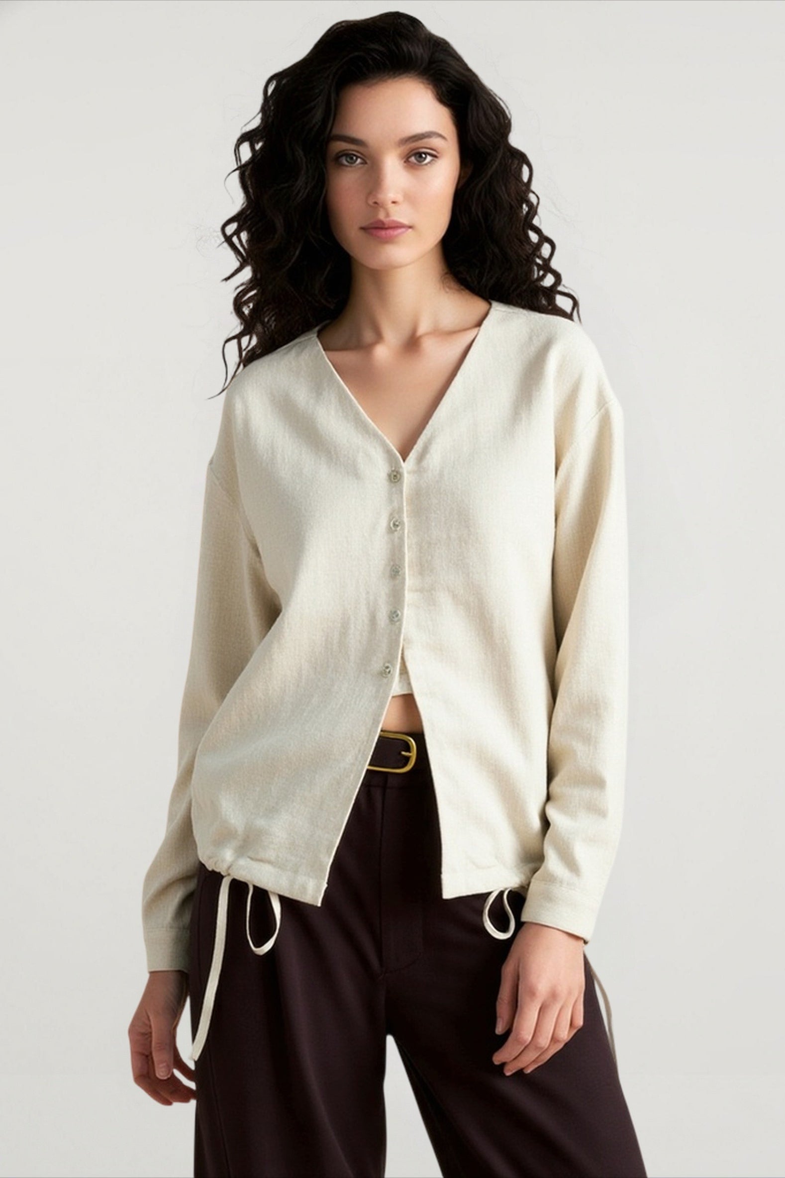 Linen Casual Everyday Blouse