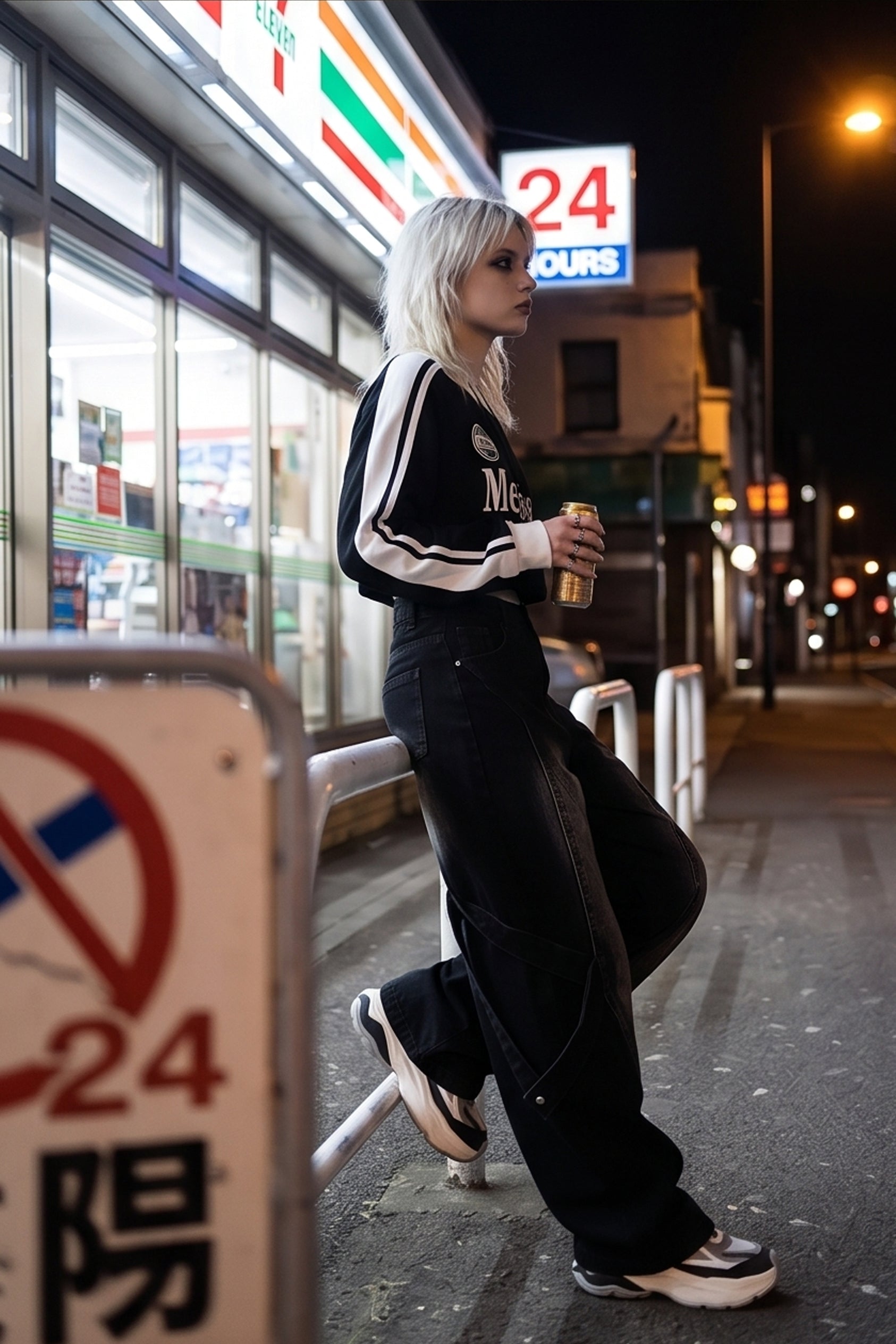 Vintage Washed Patchwork Jeans