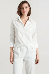 Linen Lightweight Button Down Blouse