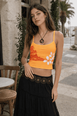 Chic Comfort Floral Print Cami Top