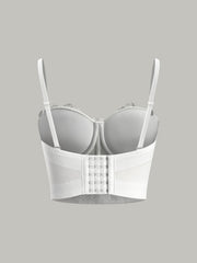 Embroidered Floral Sweetheart Corset
