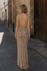 Sequin Rhinestone Bodycon Party Dress