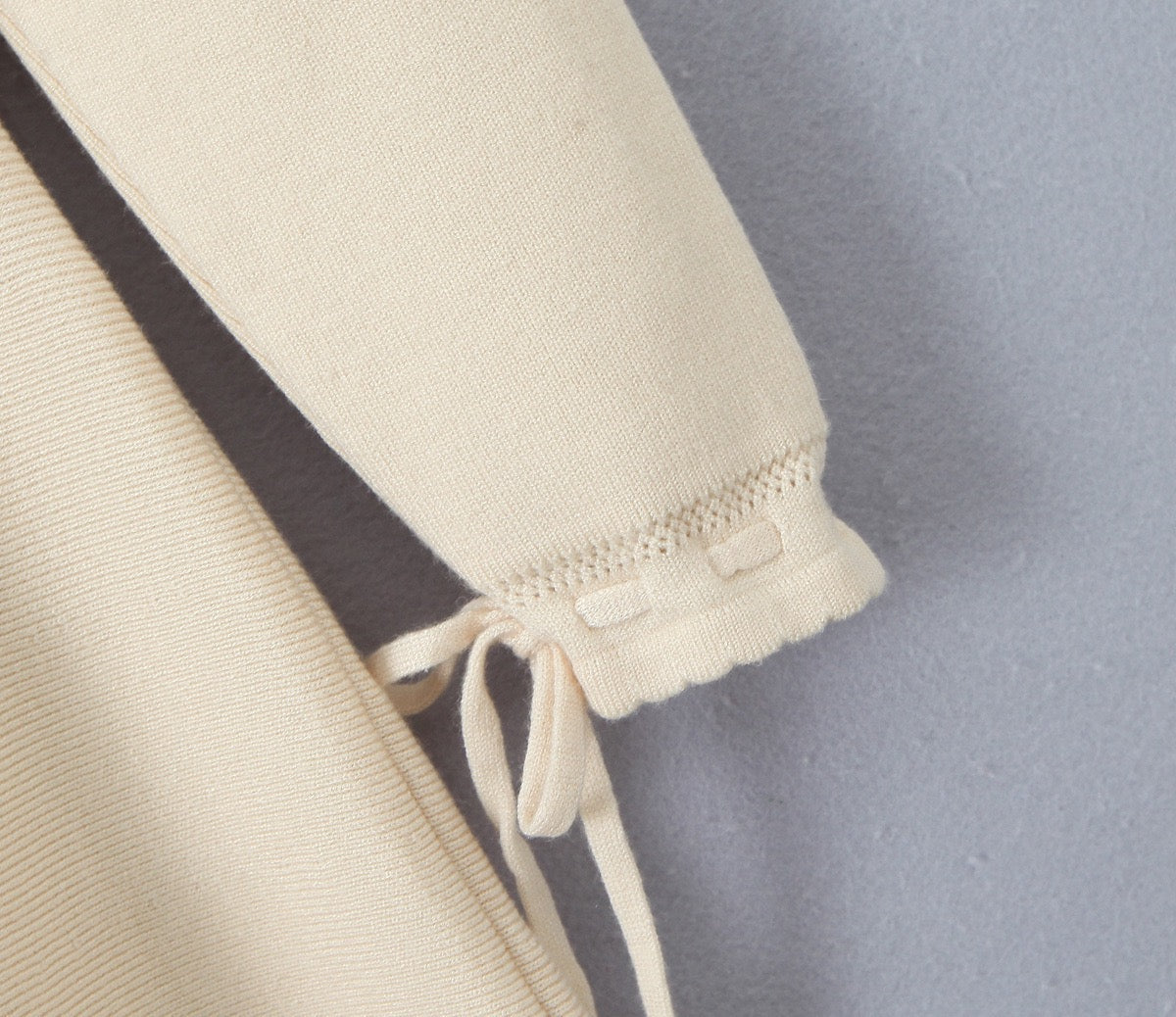 Square Collar Drawstring Zipper Knit Dress