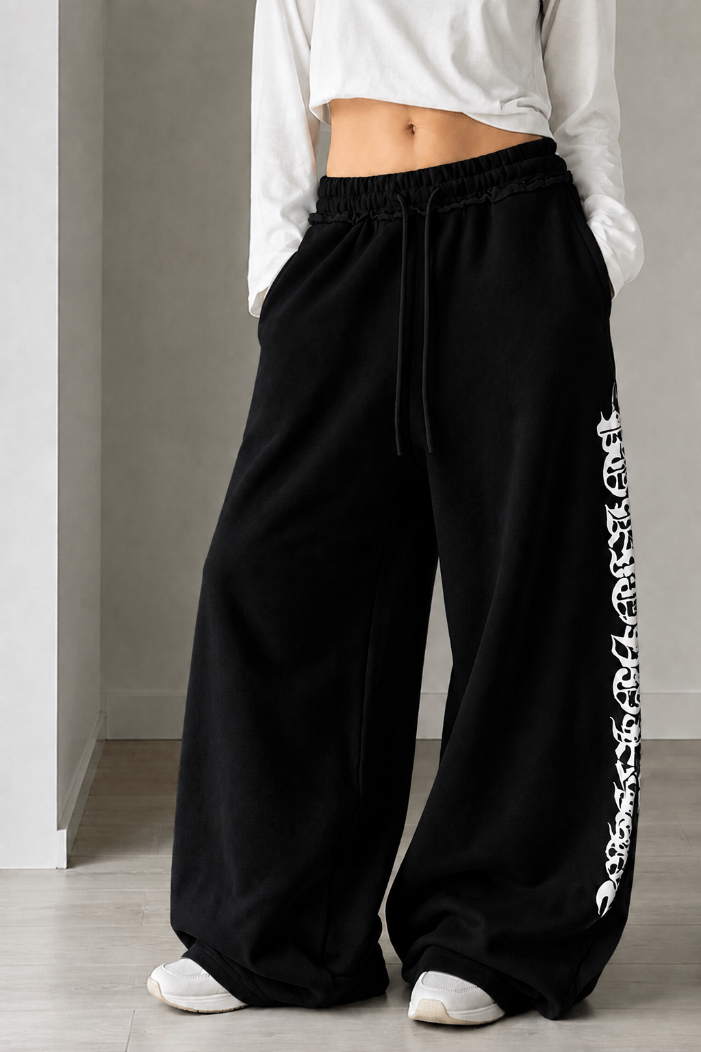 Loose Dropped Shoulder Sweat Pants