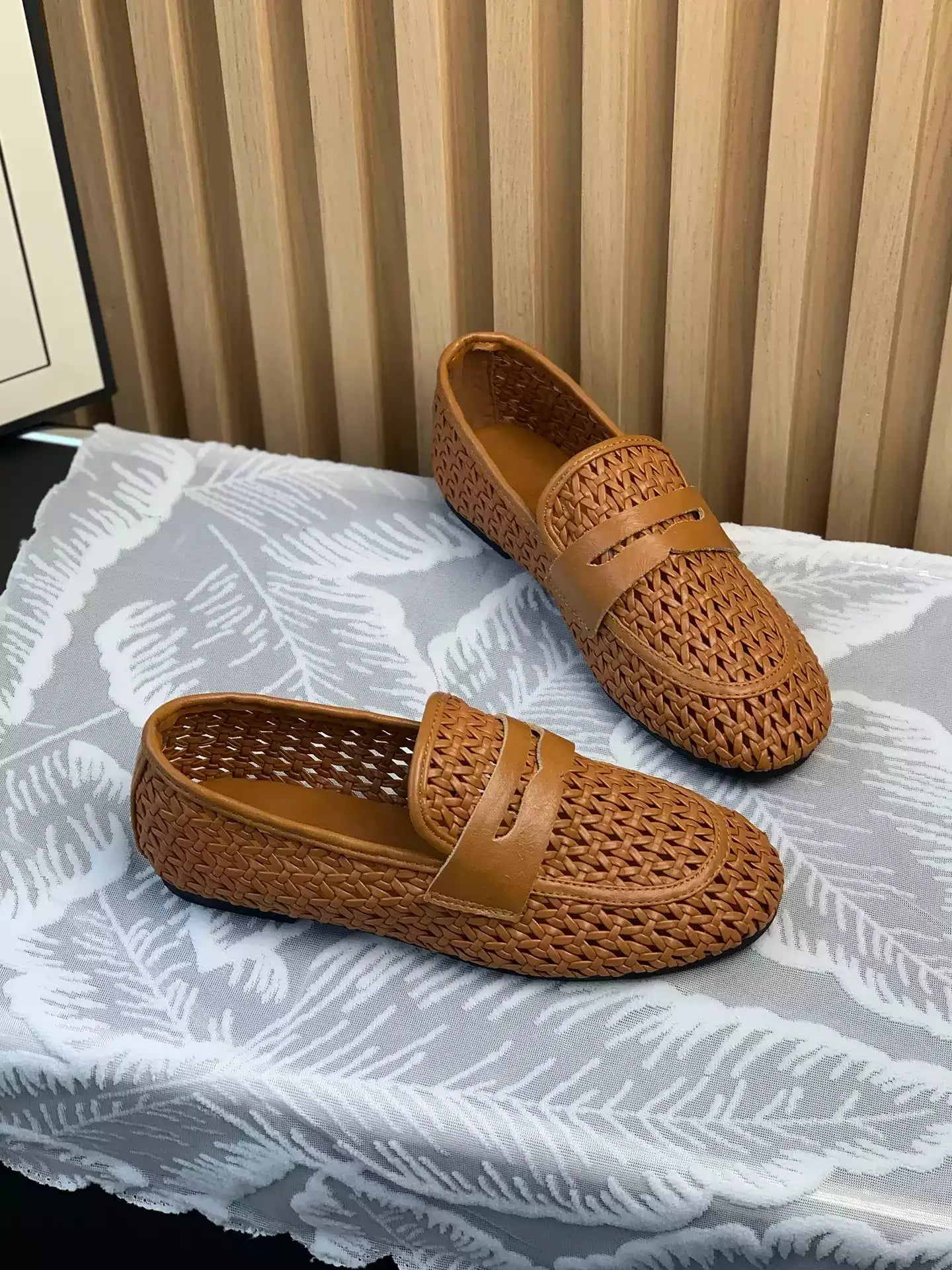 Kaley Women's Flat Leather Loafer Shoes