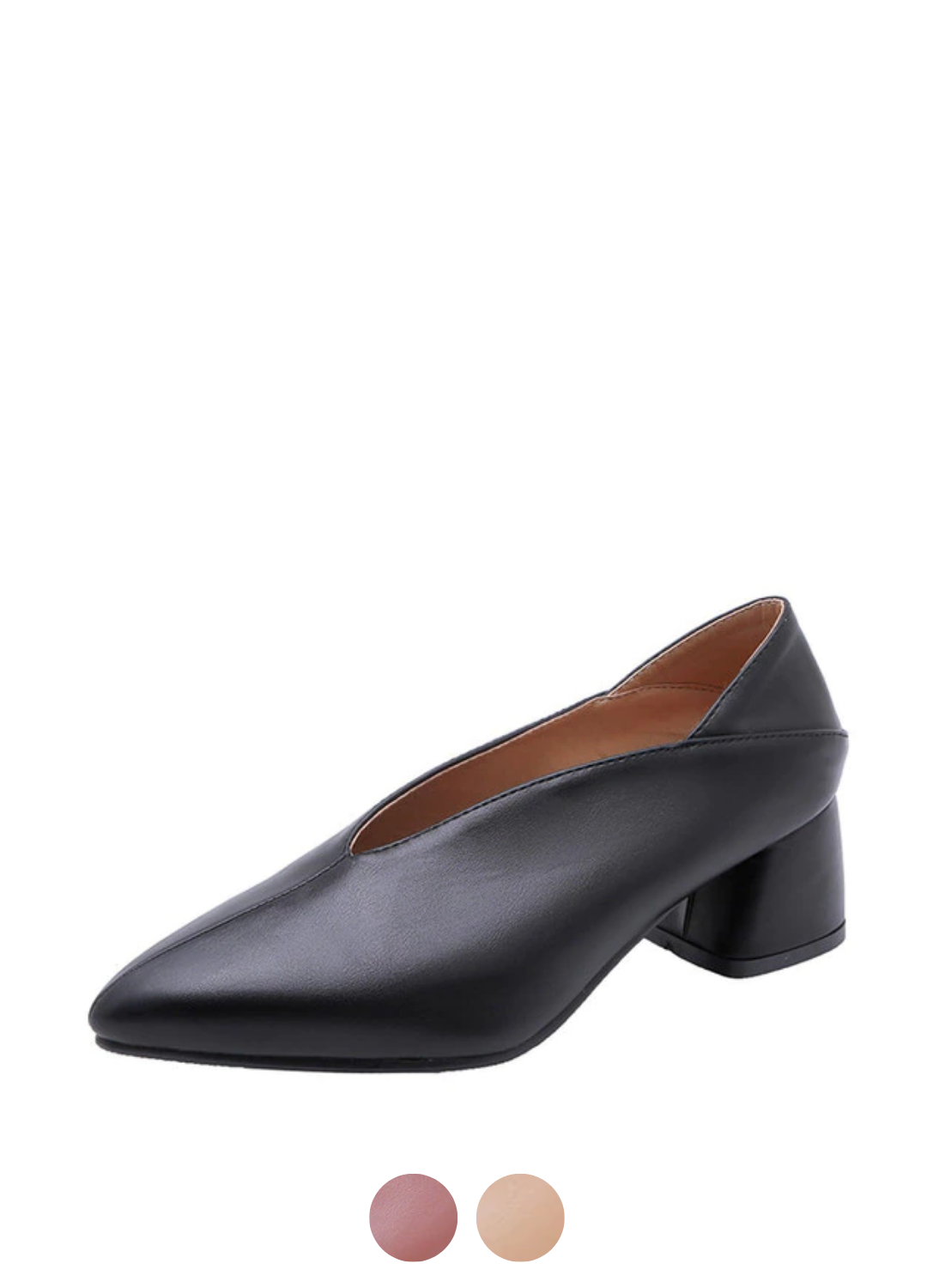 Janza Women's Black Pumps Shoes