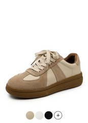 Alma Women's Lace-Up Leather Sneaker