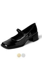 Elsy Women's Buckle Strap Elegant Pumps Shoes