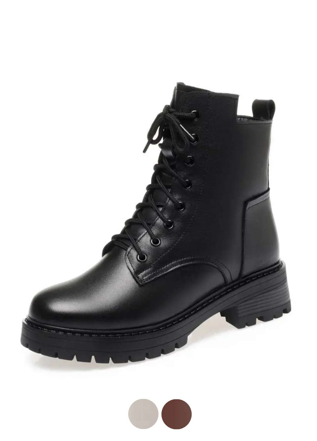 Nuria Women's Genuine Leather Warm Ankle Boots
