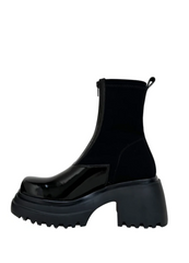 May Women's Patent Genuine Leather Boots