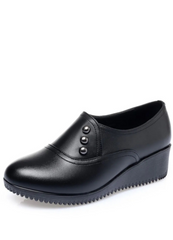 Ruby Women's Leather Casual Platform Shoes
