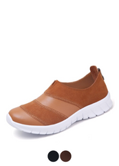 Yusuf Women's Loafer Slip-On Leather Fall Flat Shoes