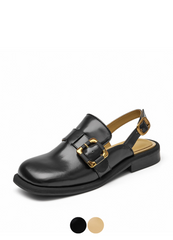 Rolixa Women's Buckle Vintage Sandal