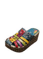 Calixa Women's Summer Leather Clogs