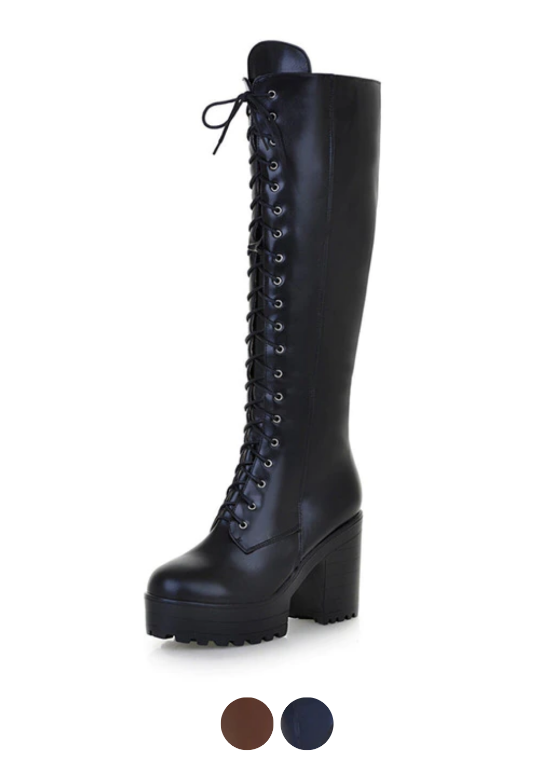 Perla Women's Lace-Up Platform Boots