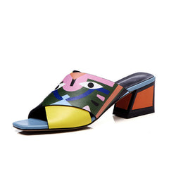 Jonkins Women's With Prints Heeled Sandal