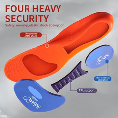 Men's Shock Absorption Sole Sports Shoe Insoles