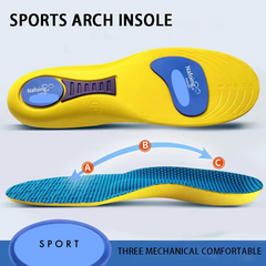 Men's Shock Absorption Sole Sports Shoe Insoles