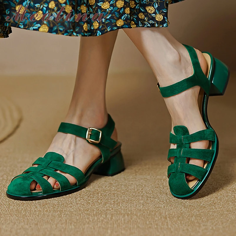 Ada Women's Summer Suede Sandals