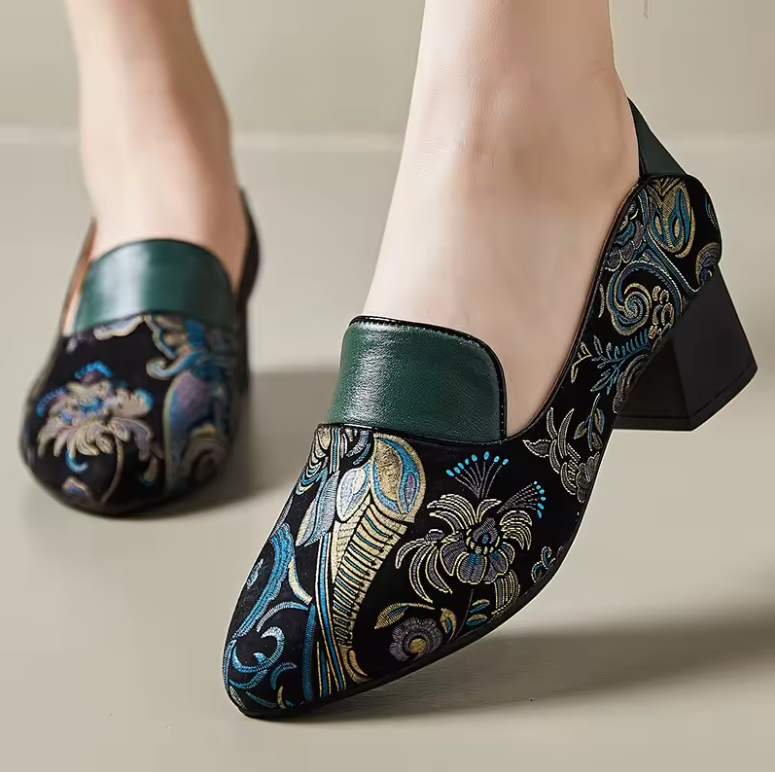 Adela Women's Leather Dress Pumps