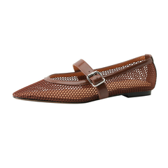 Albania Women's Casual Mesh Flat