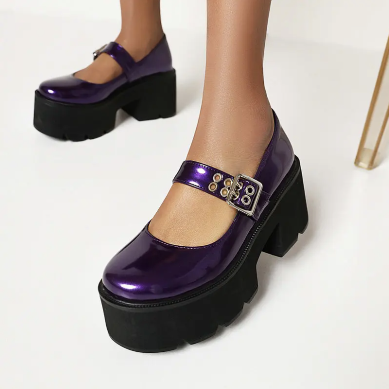 Aleja Women's Round Toe Platform Shoes