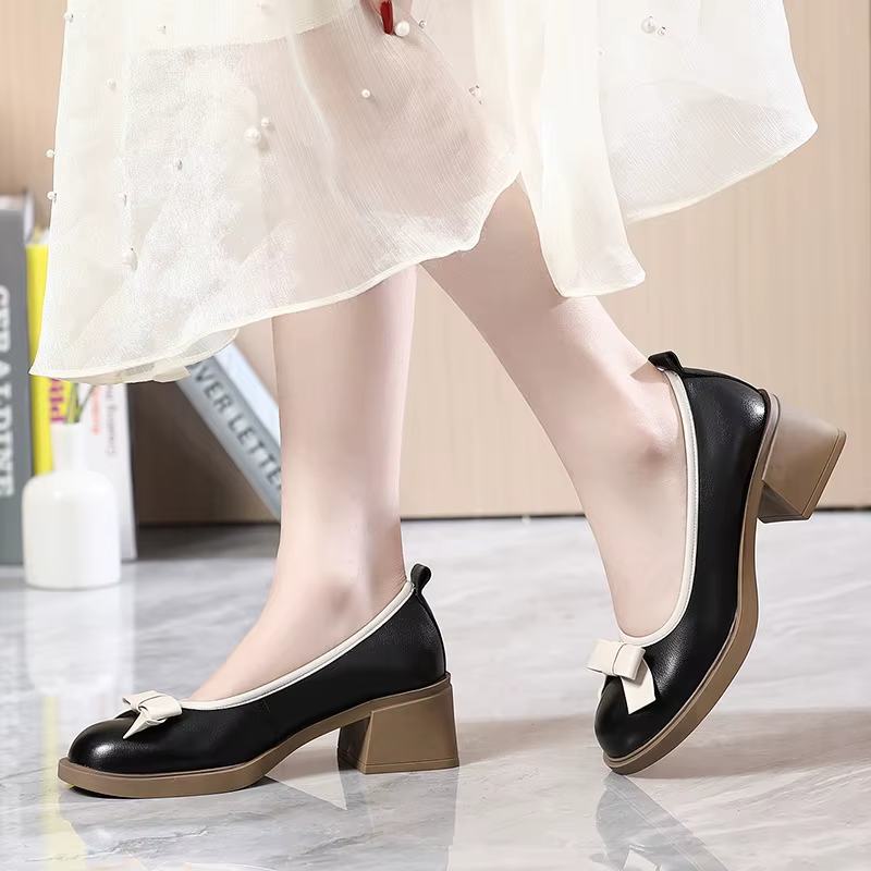 Aleli Women's Round Toe Pumps