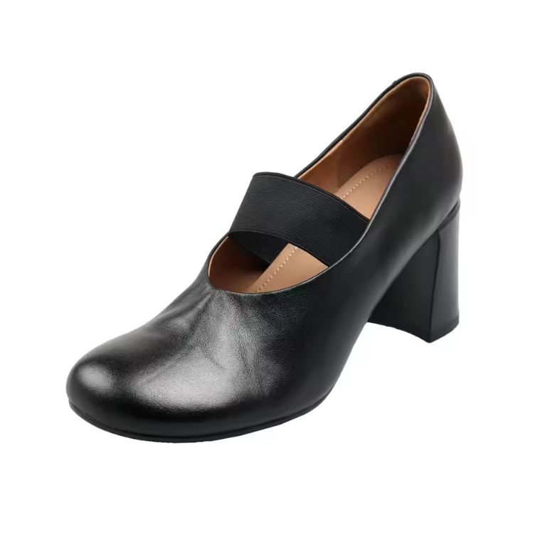 Alina Women's Low Heeled Round Toe Pumps