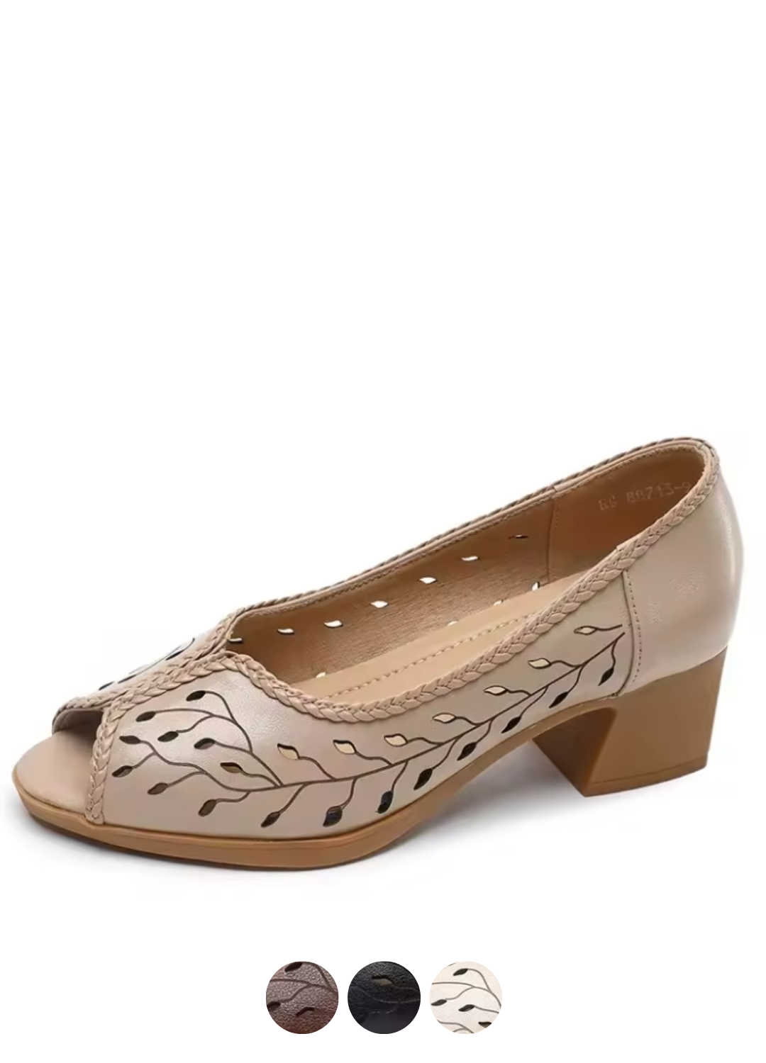 Alina Women's Open-Toe Comfortable Leather Sandals