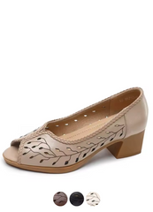 Alina Women's Open-Toe Comfortable Leather Sandals