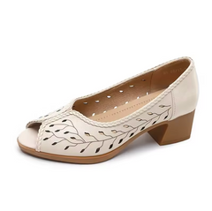 Alina Women's Open-Toe Comfortable Leather Sandals