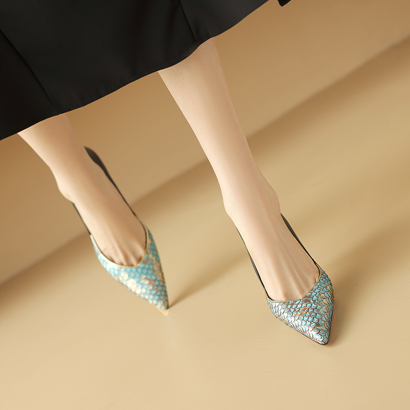 Alondra Leather Pointed Dress Pumps