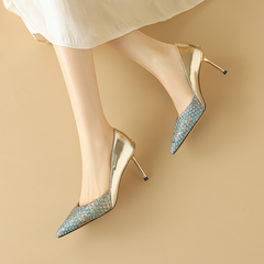 Alondra Leather Pointed Dress Pumps