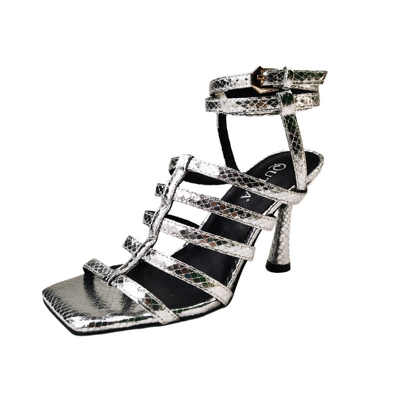 Amara Women's Thin High Heel Ankle Strap Sandals