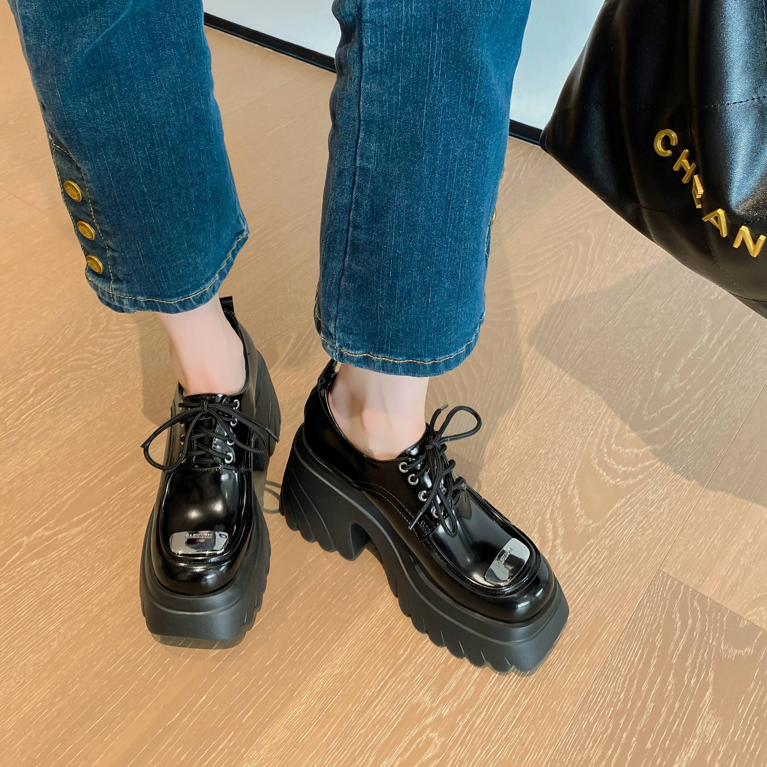 Amelia Women's Lace-Up Platform Shoes