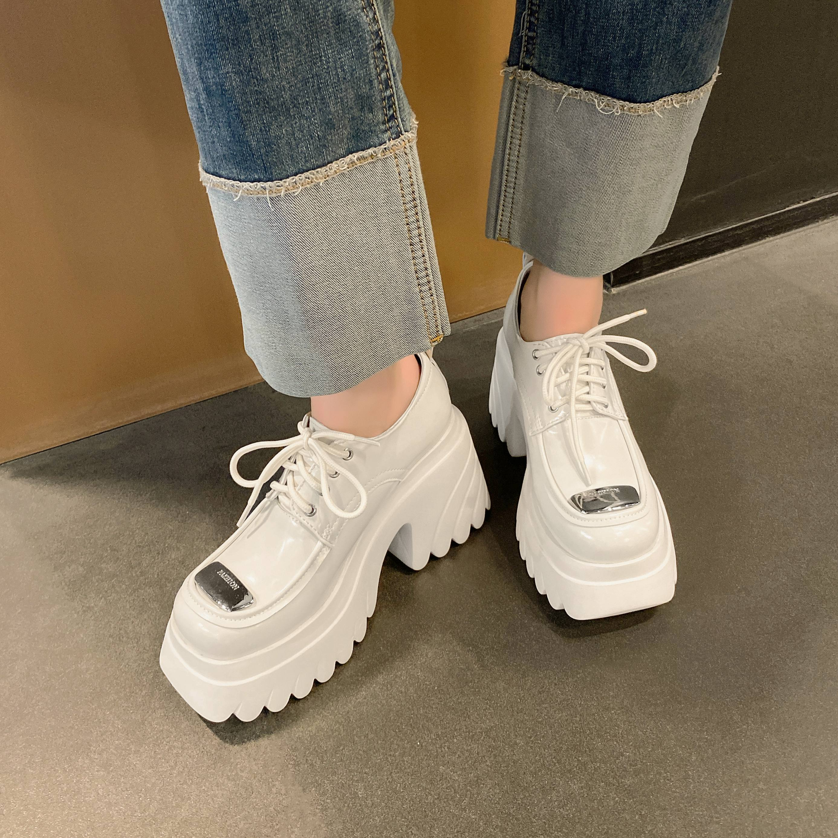 Amelia Women's Lace-Up Platform Shoes