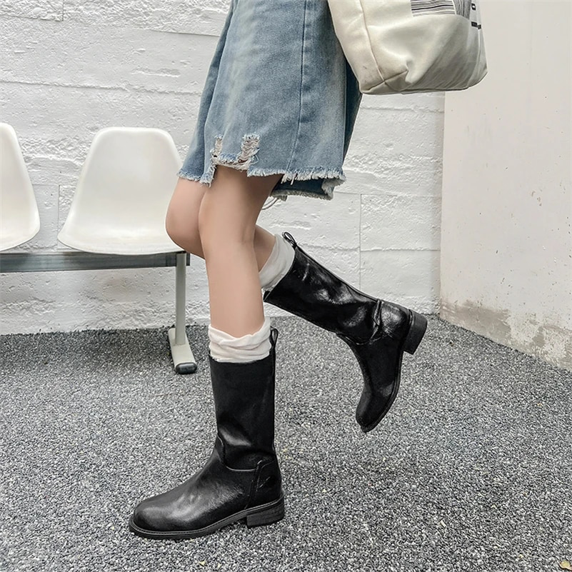 Amelia Women's  Mid Calf Boots