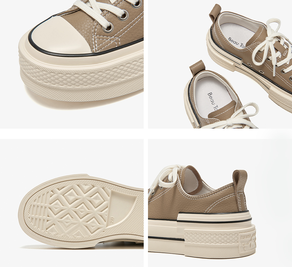 Amelia Women's Platform Leather Sneakers