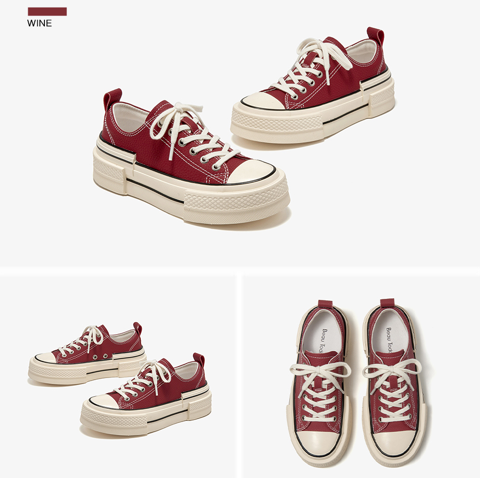Amelia Women's Platform Leather Sneakers