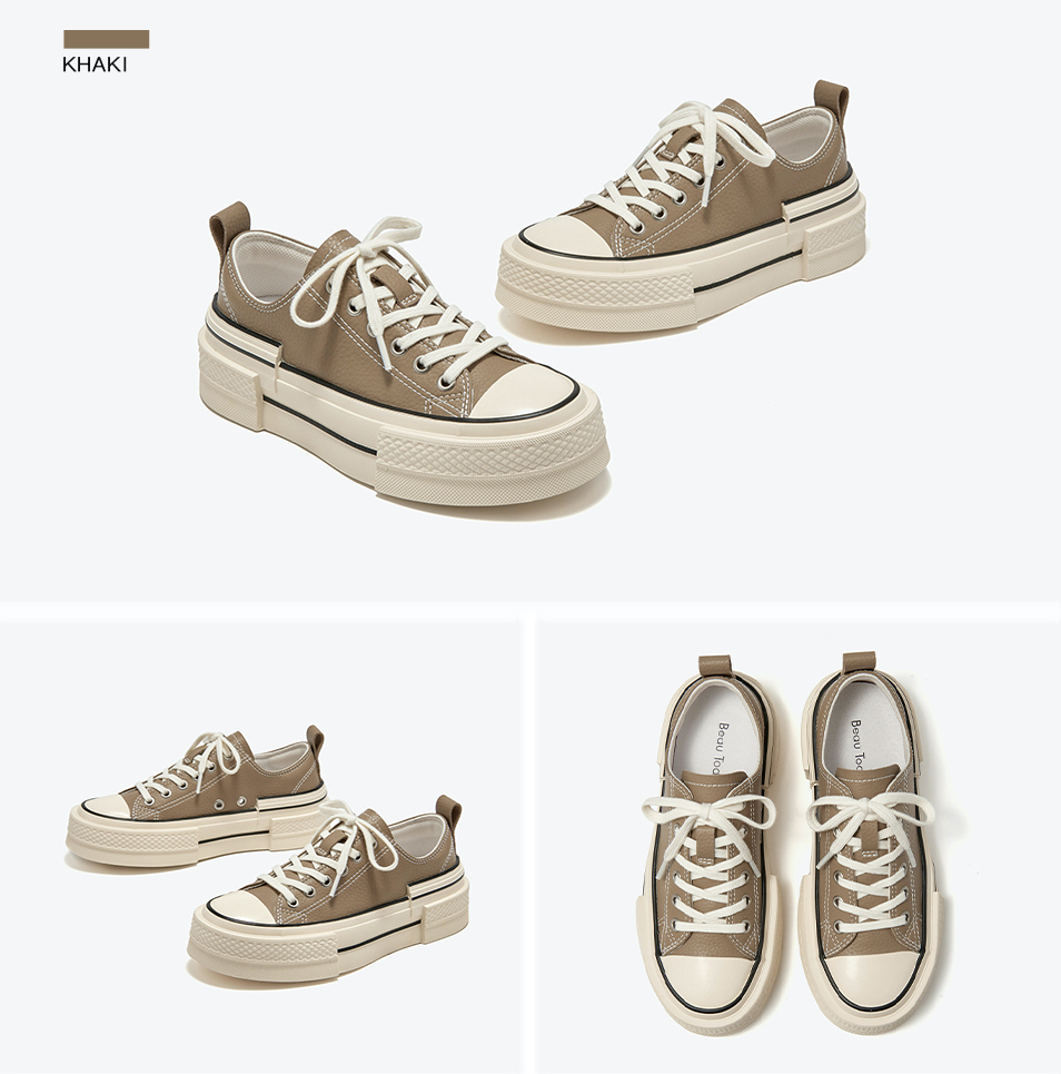 Amelia Women's Platform Leather Sneakers