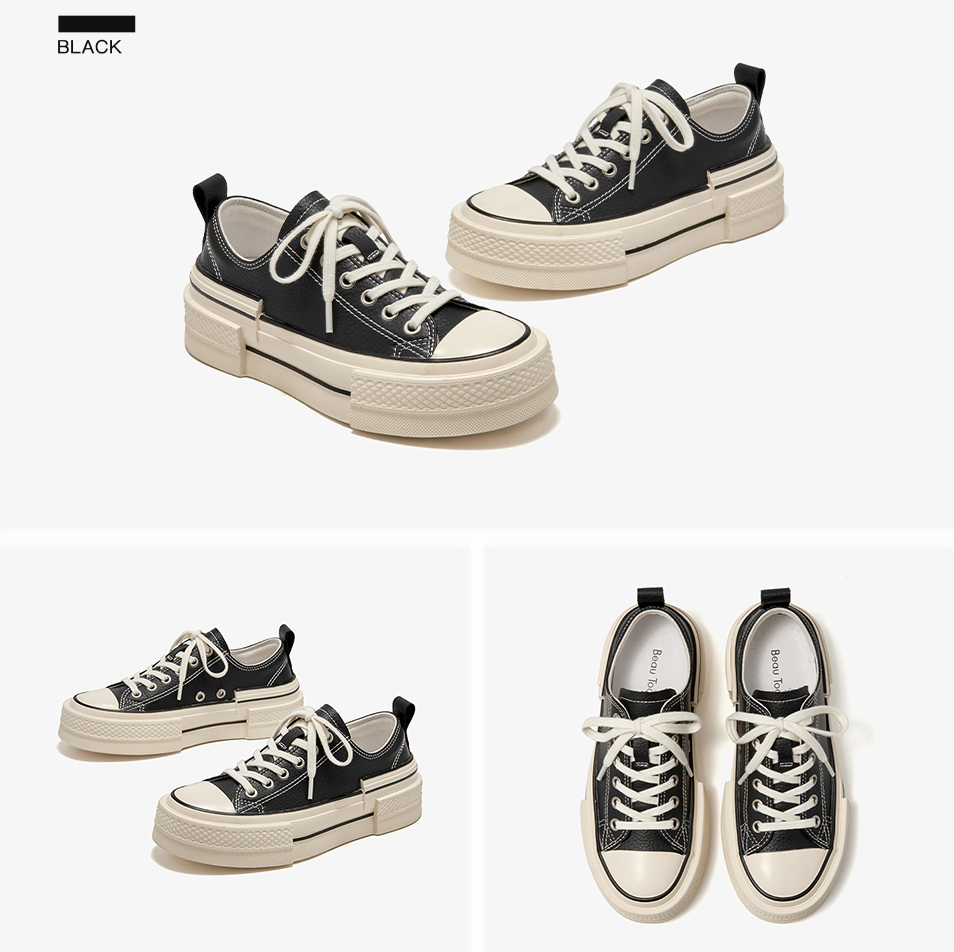 Amelia Women's Platform Leather Sneakers