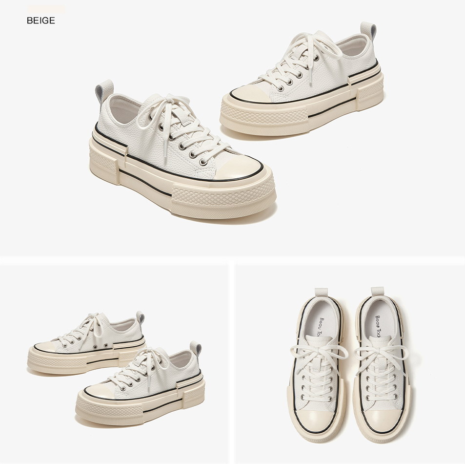 Amelia Women's Platform Leather Sneakers