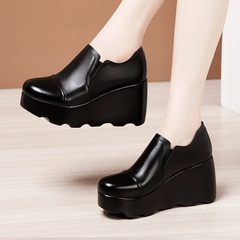 Ana Women's Leather Platform Shoes