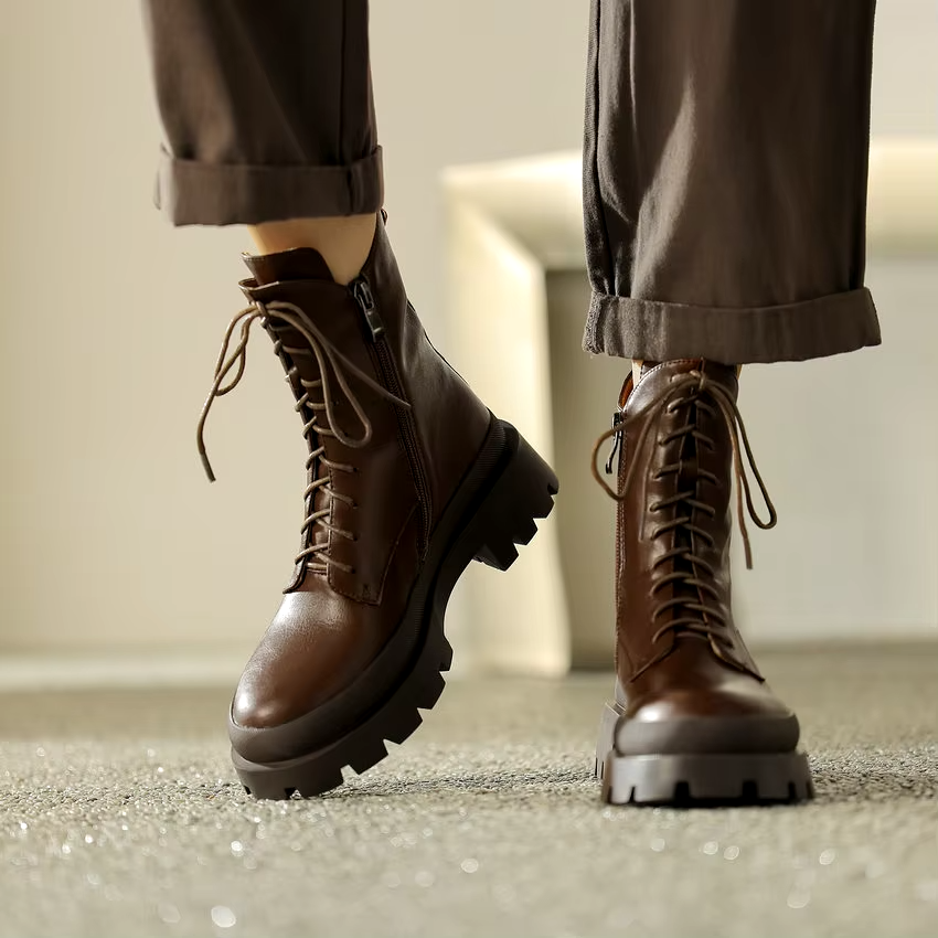 Anais Women's Leather Ankle Boots
