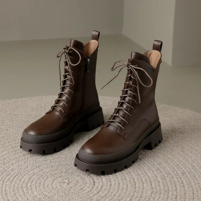 Anais Women's Leather Ankle Boots