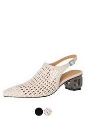Angelica Women's Pointed Toe Hollow Sandals