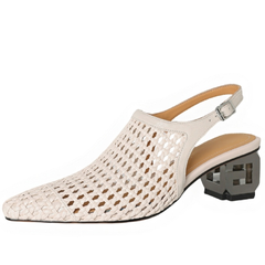 Angelica Women's Pointed Toe Hollow Sandals