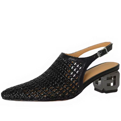 Angelica Women's Pointed Toe Hollow Sandals