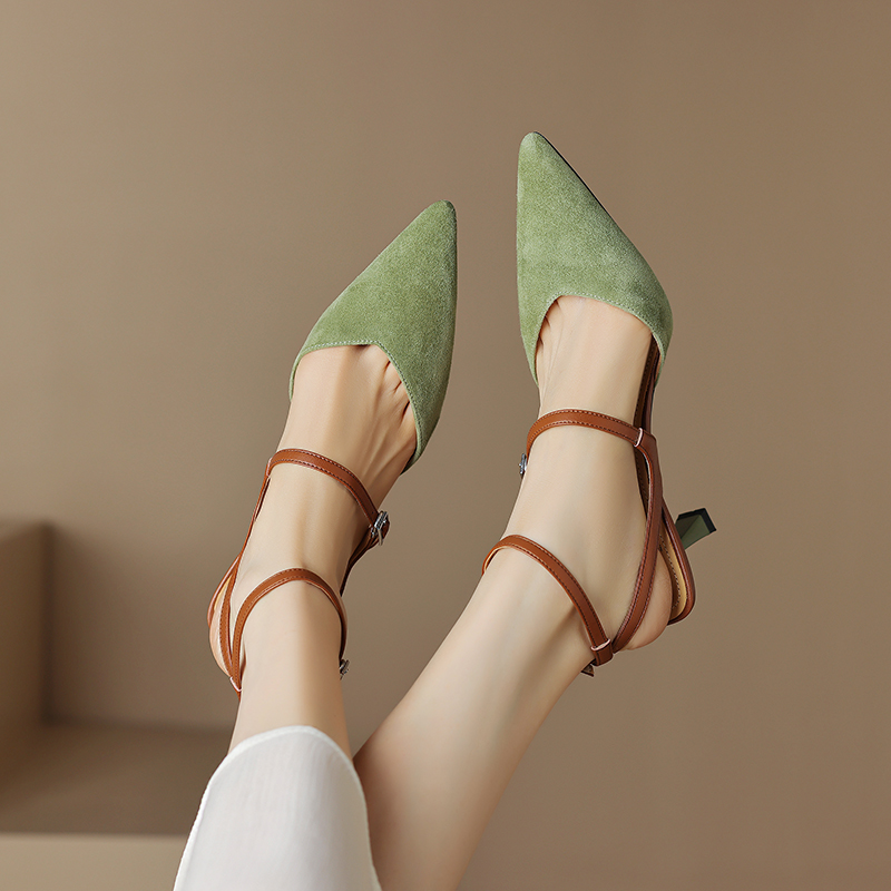 Antonia Women's Leather Slingbacks Sandals